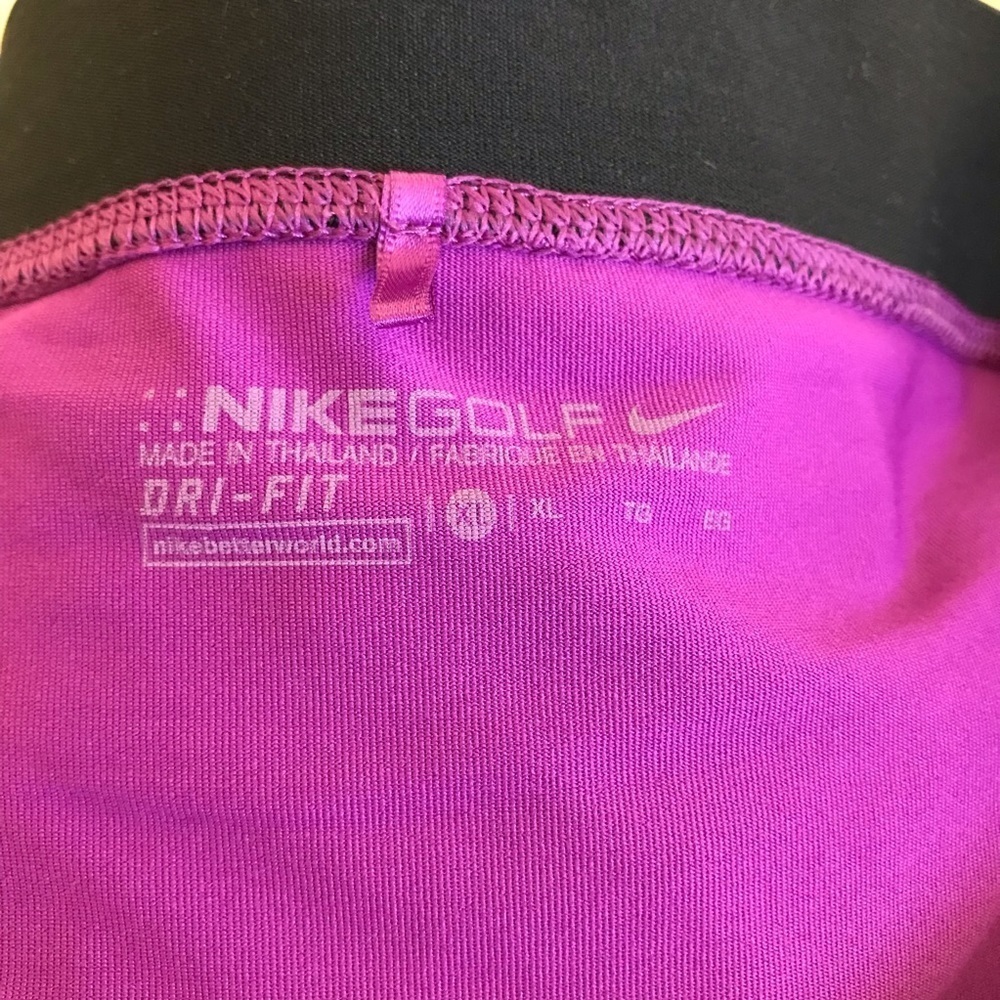 Nike Golf Dri-Fit Skort Skirt Heathered Purple Lightweight Perforated Size XL - Picture 4 of 16